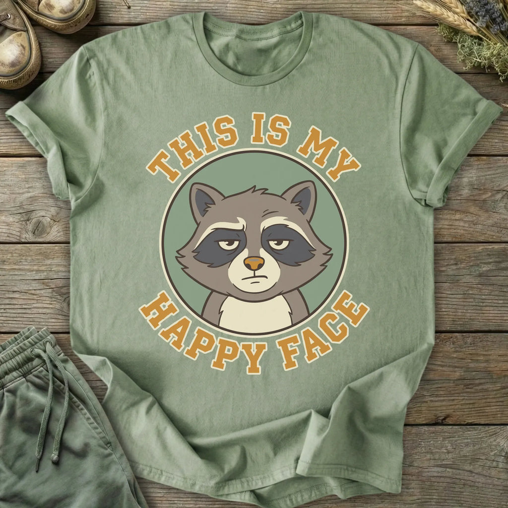 Printify T-Shirt My Happy Face T-Shirt