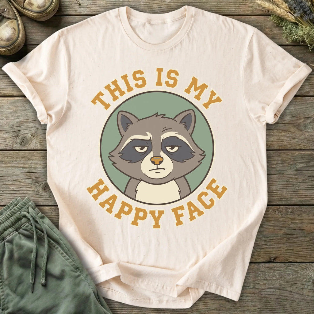 Printify T-Shirt My Happy Face T-Shirt