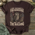 Printify T-Shirt My Patience For Nonsense T-Shirt