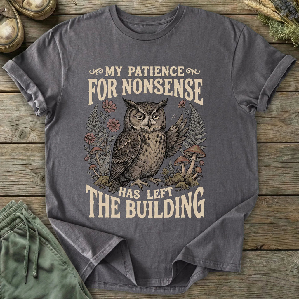 Printify T-Shirt My Patience For Nonsense T-Shirt