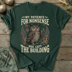 Printify T-Shirt My Patience For Nonsense T-Shirt