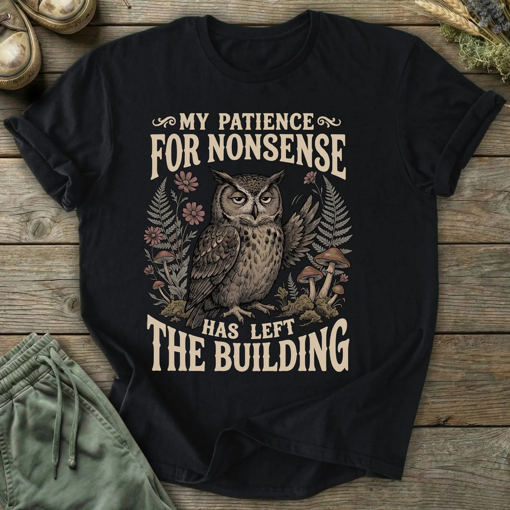 Printify T-Shirt My Patience For Nonsense T-Shirt