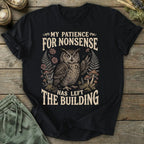 Printify T-Shirt My Patience For Nonsense T-Shirt
