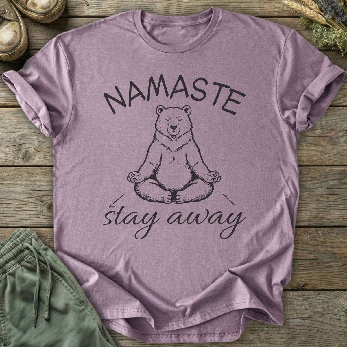 Printify T-Shirt Namaste Away T-Shirt