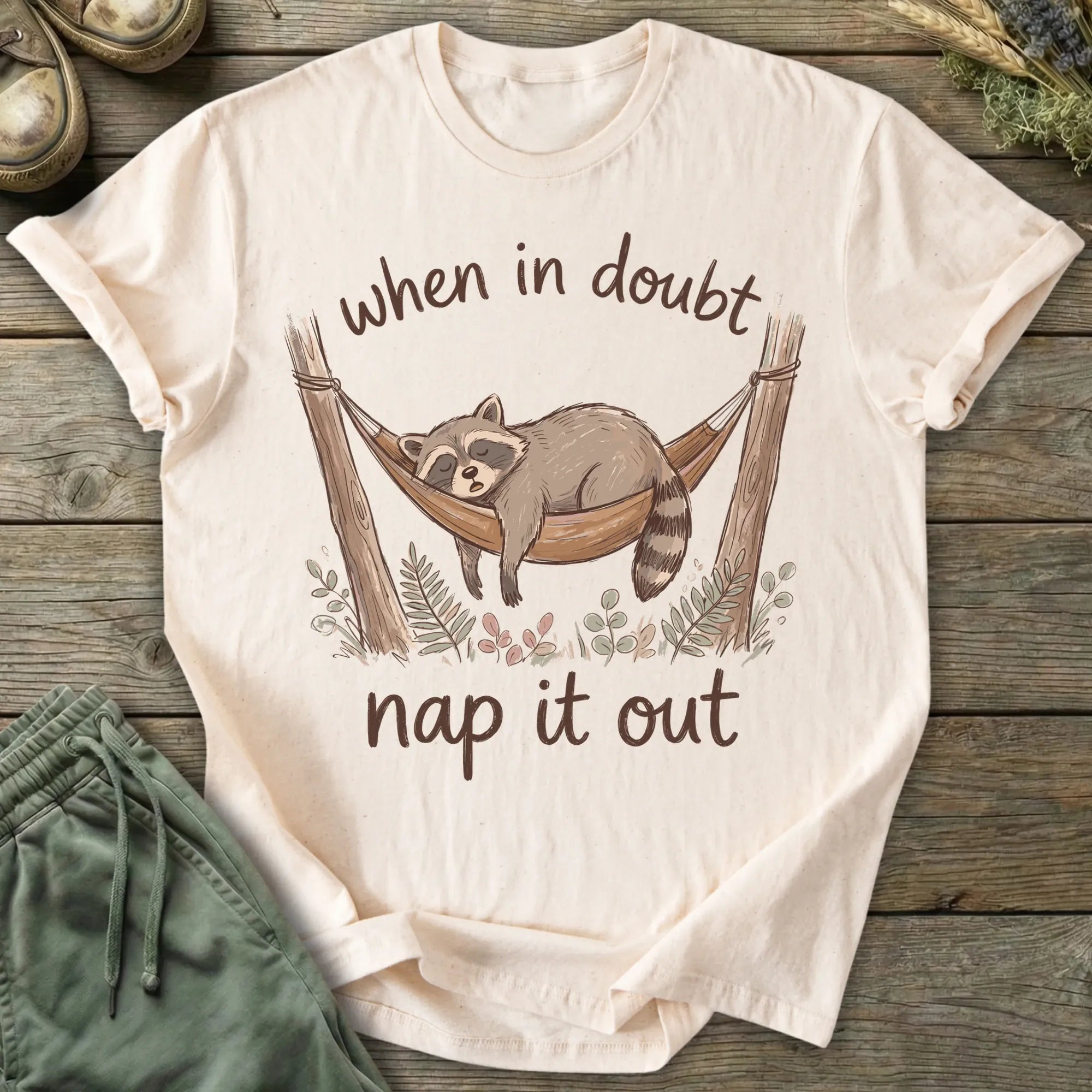 Printify T-Shirt Nap It Out T-Shirt