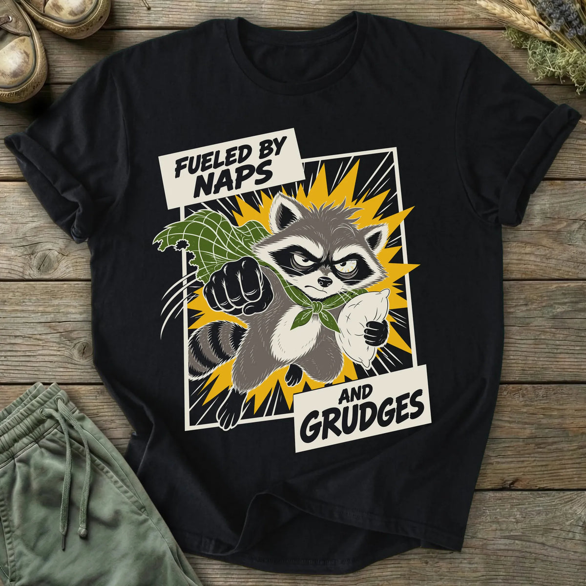 Printify T-Shirt Naps And Grudges T-Shirt
