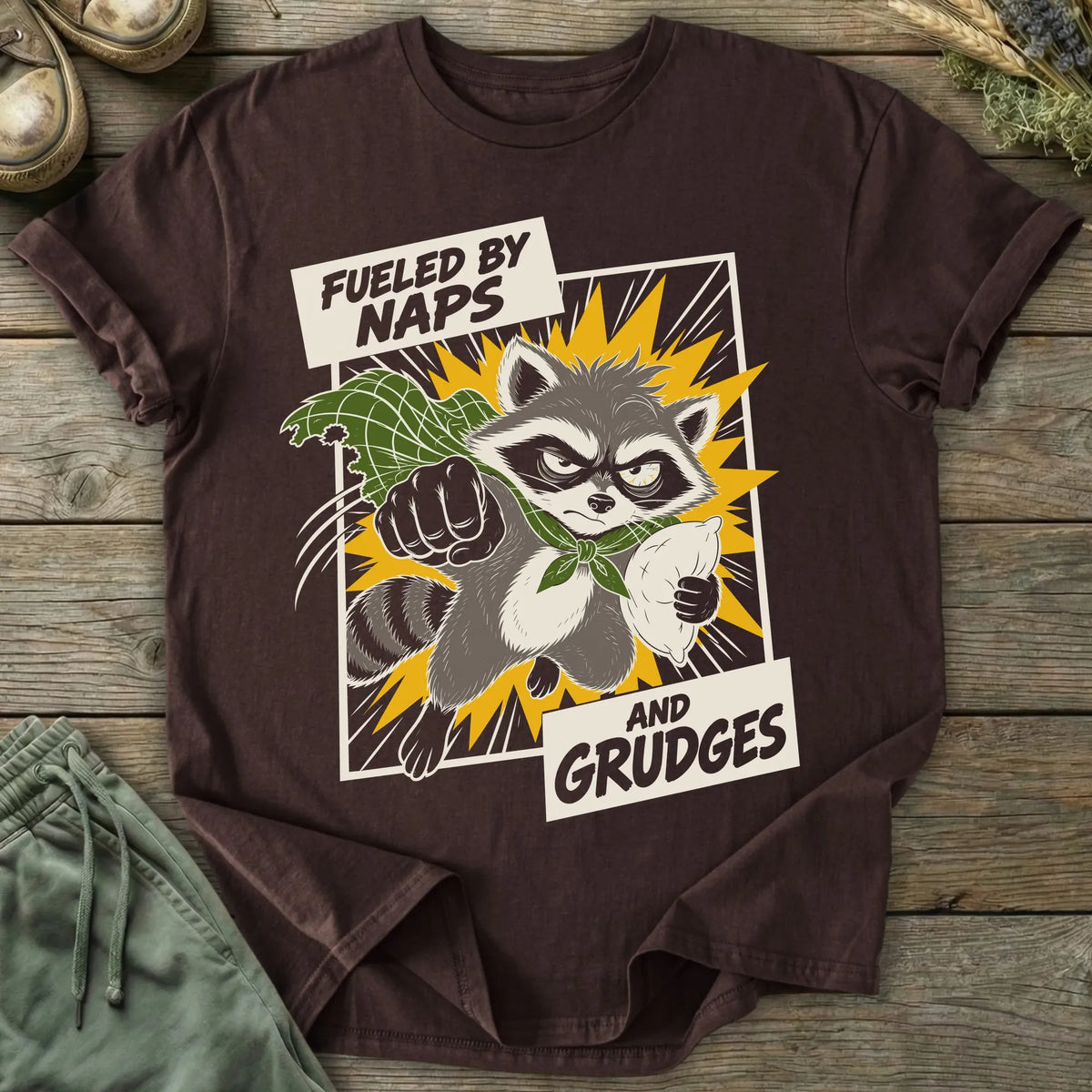 Printify T-Shirt Naps And Grudges T-Shirt
