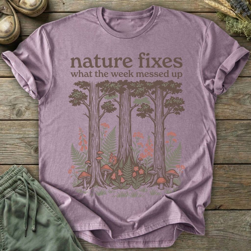 Printify T-Shirt Nature Fixes It T-Shirt