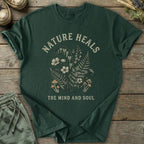 Printify T-Shirt Nature Heals Botanic T-Shirt