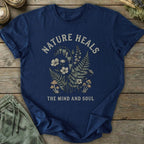 Printify T-Shirt Nature Heals Botanic T-Shirt