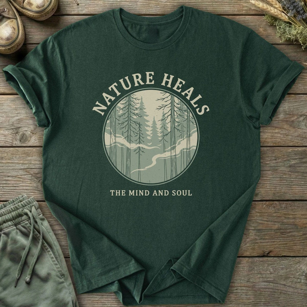 Printify T-Shirt Nature Heals Trees T-Shirt