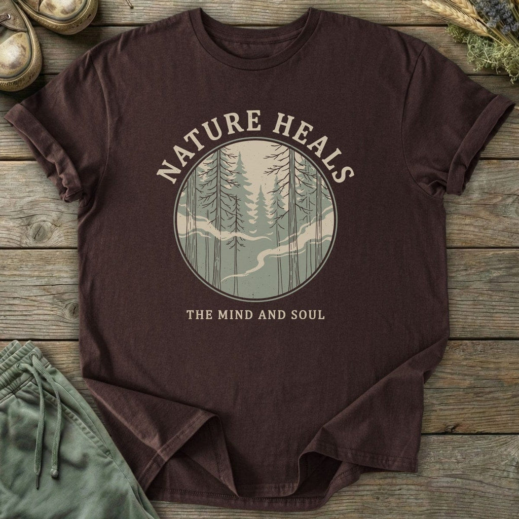 Printify T-Shirt Nature Heals Trees T-Shirt