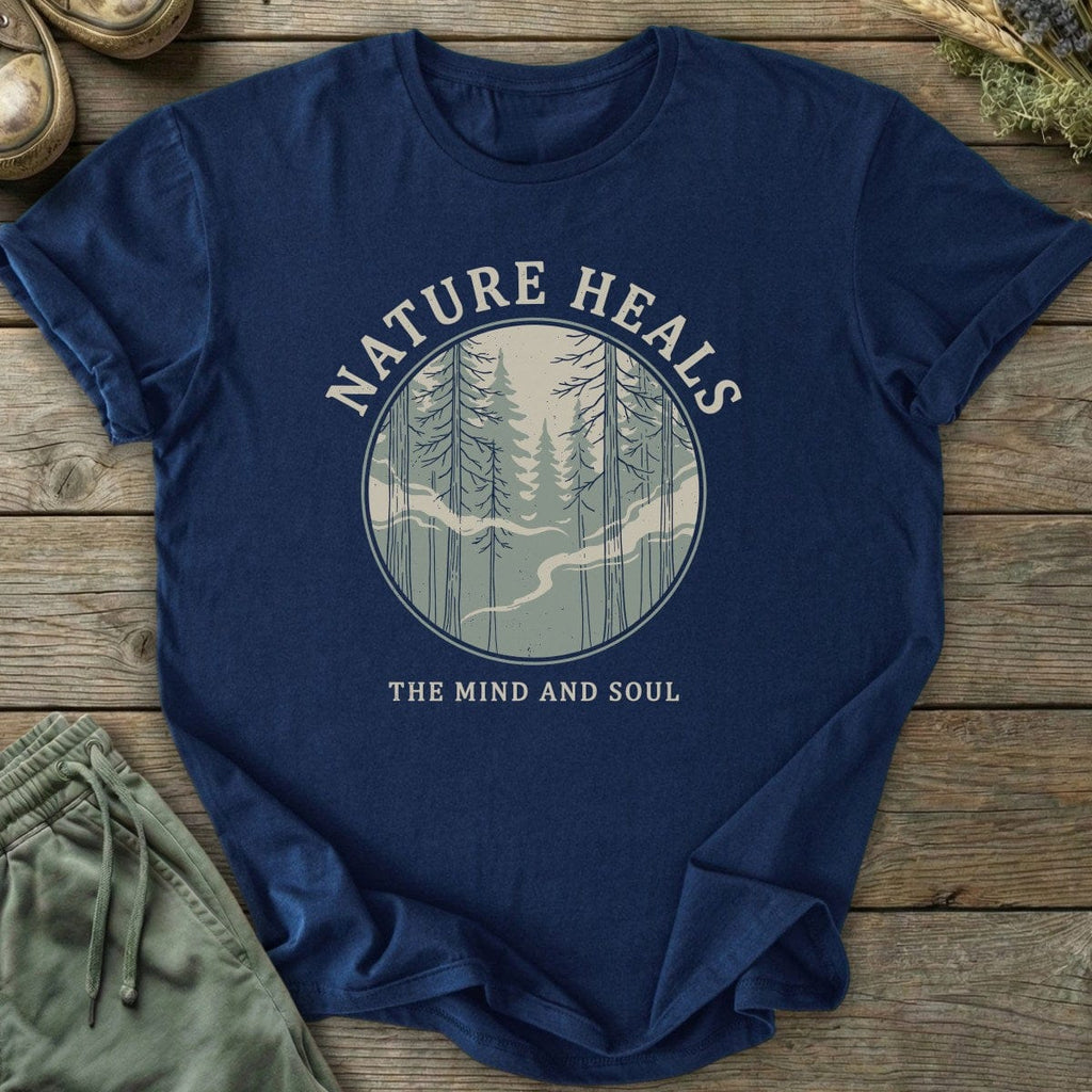 Printify T-Shirt Nature Heals Trees T-Shirt