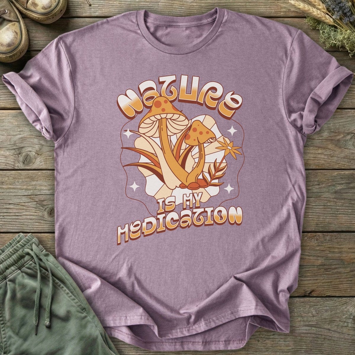 Printify T-Shirt Nature Medication T-Shirt