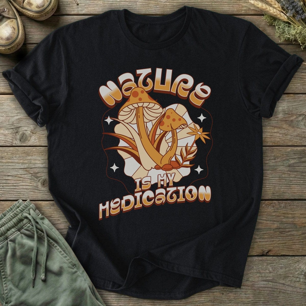 Printify T-Shirt Nature Medication T-Shirt