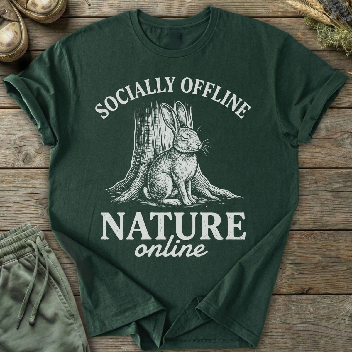 Printify T-Shirt Nature Online T-Shirt