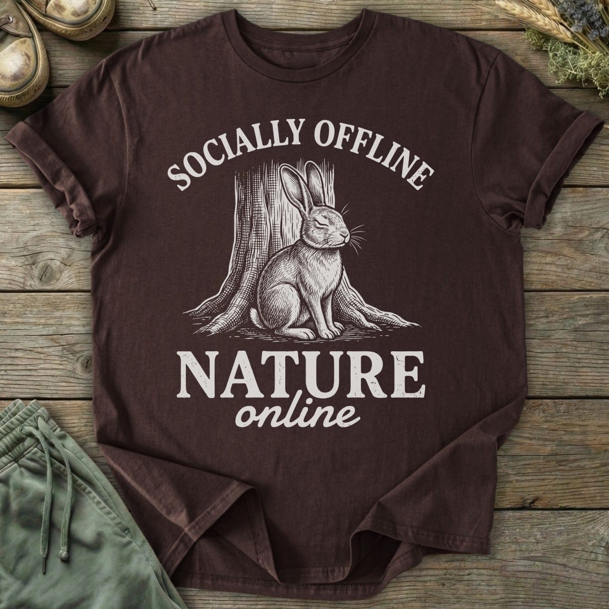 Printify T-Shirt Nature Online T-Shirt