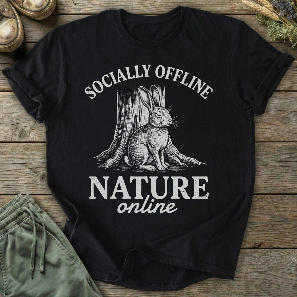 Printify T-Shirt Nature Online T-Shirt