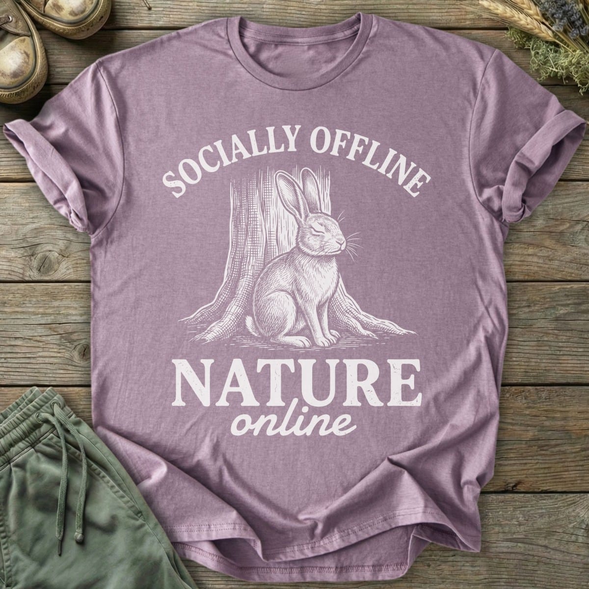 Printify T-Shirt Nature Online T-Shirt