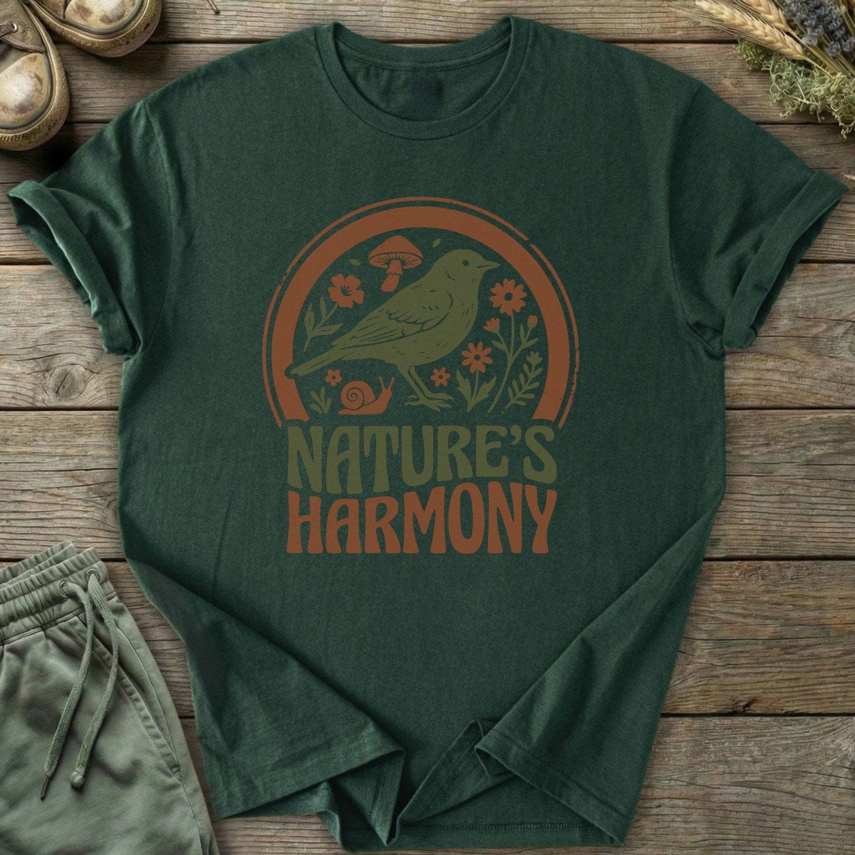 Printify T-Shirt Nature's Harmony T-Shirt