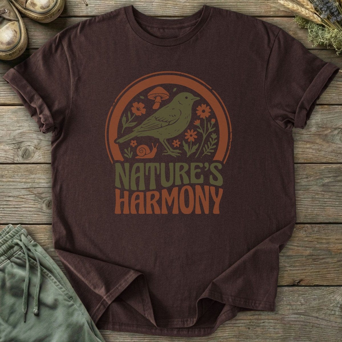 Printify T-Shirt Nature's Harmony T-Shirt