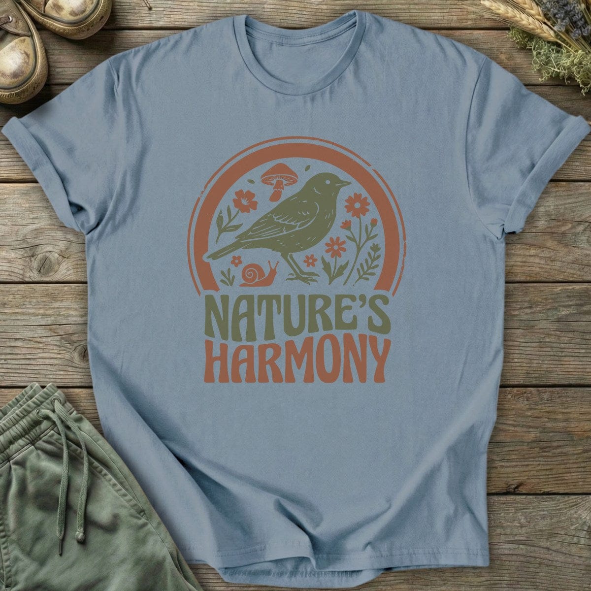 Printify T-Shirt Nature's Harmony T-Shirt