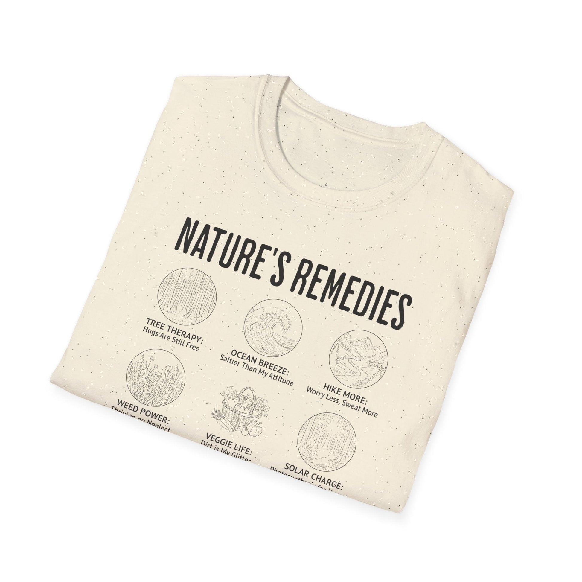 Printify T-Shirt Nature's Remedies T-Shirt