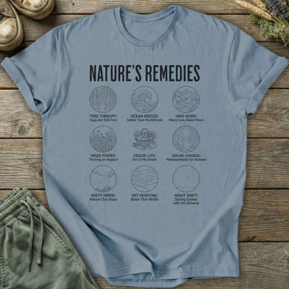 Printify T-Shirt Nature's Remedies T-Shirt
