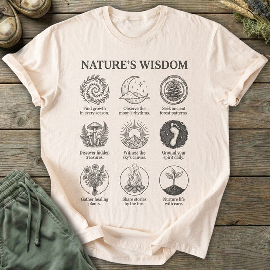 Printify T-Shirt Nature's Wisdom T-Shirt