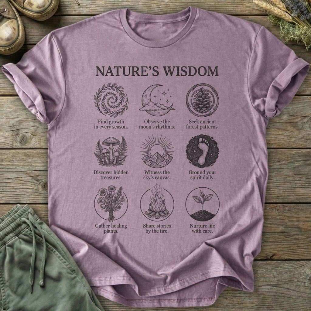 Printify T-Shirt Nature's Wisdom T-Shirt