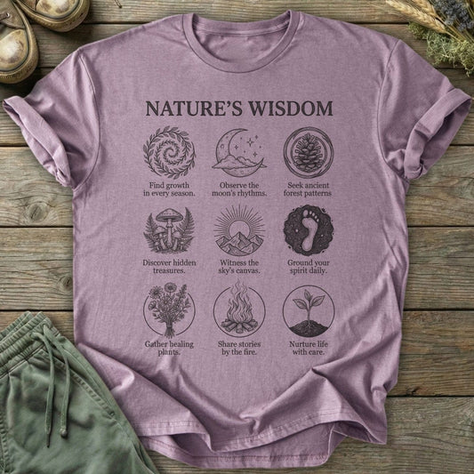Printify T-Shirt Nature's Wisdom T-Shirt