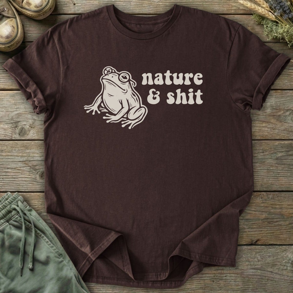 Printify T-Shirt Nature & Shit T-Shirt