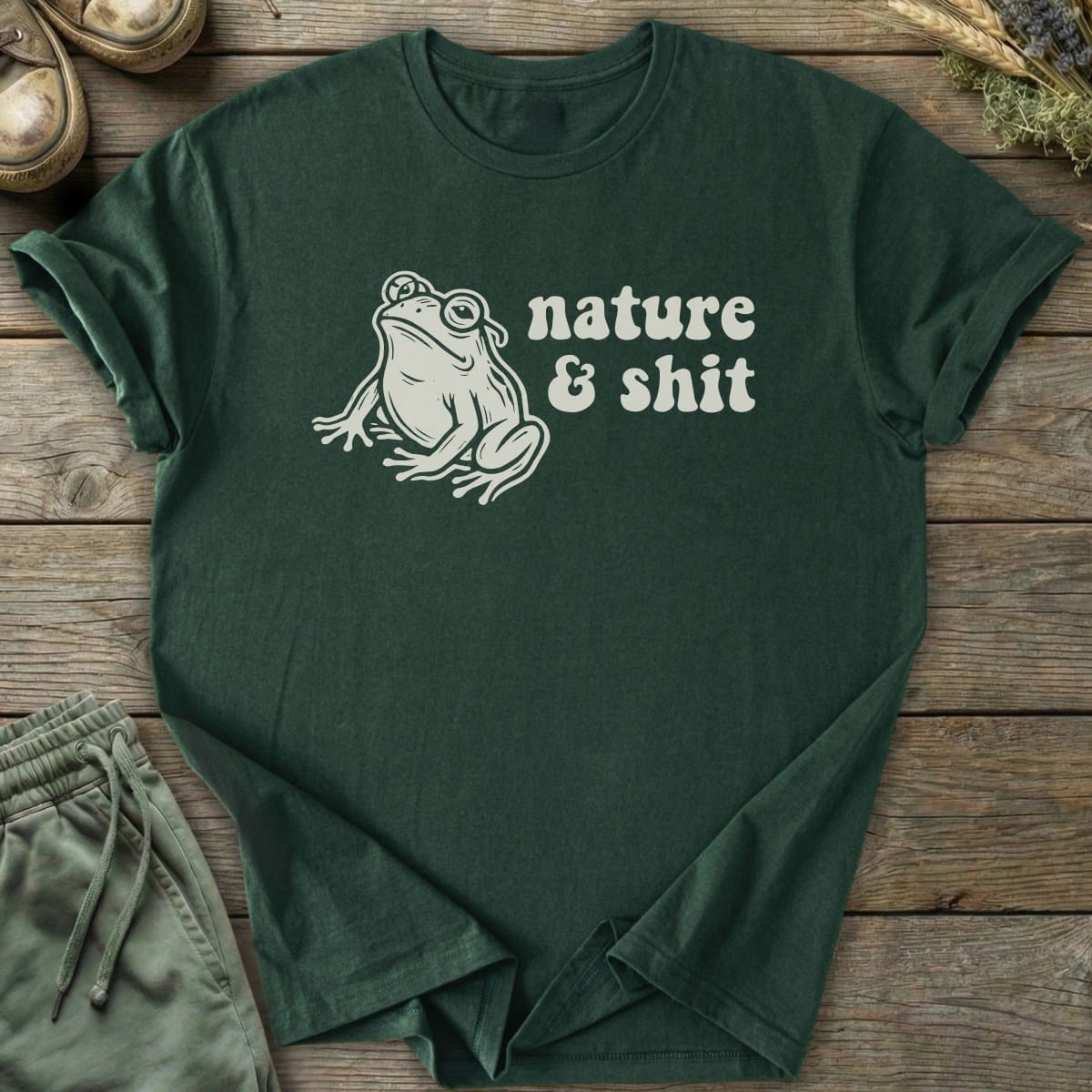 Printify T-Shirt Nature & Shit T-Shirt