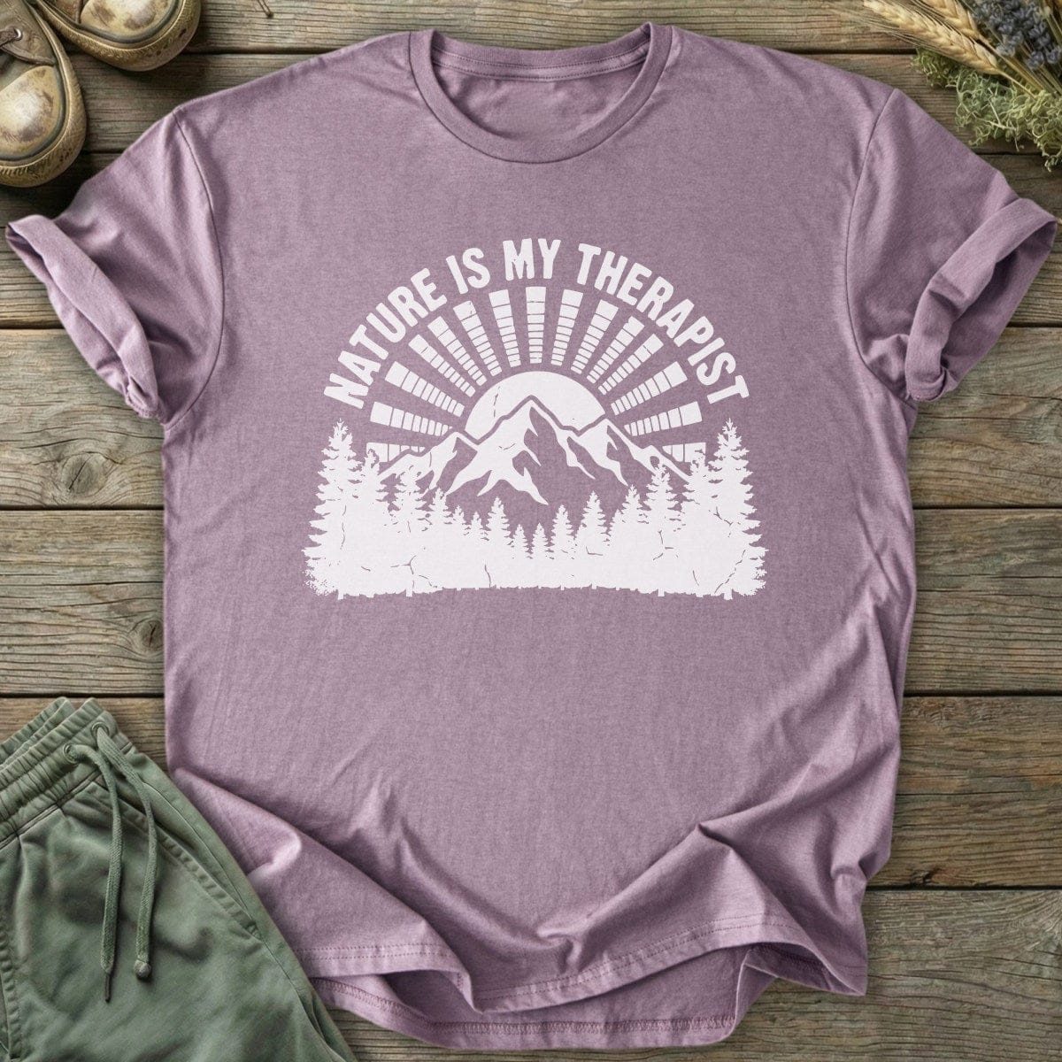 Printify T-Shirt Nature Therapist Sun Ray T-Shirt
