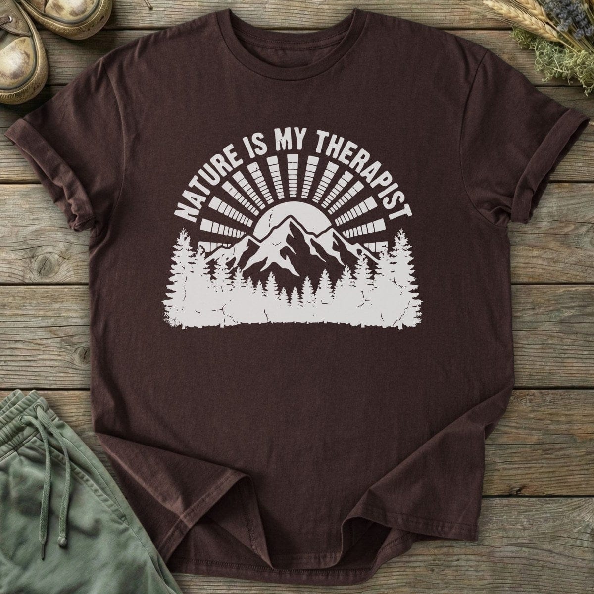 Printify T-Shirt Nature Therapist Sun Ray T-Shirt