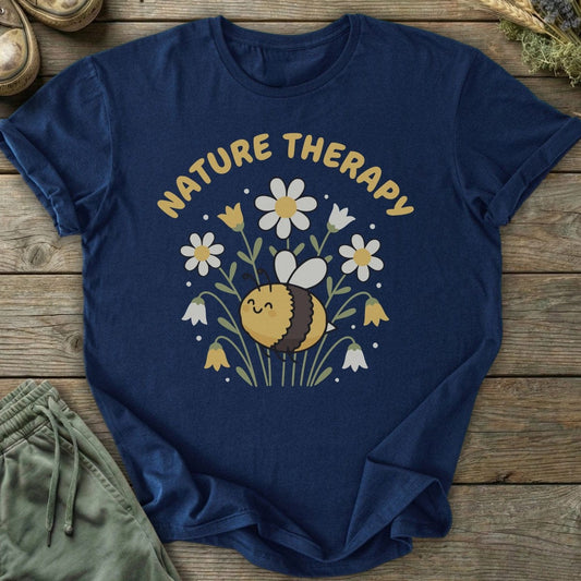 Printify T-Shirt Nature Therapy Bee T-Shirt