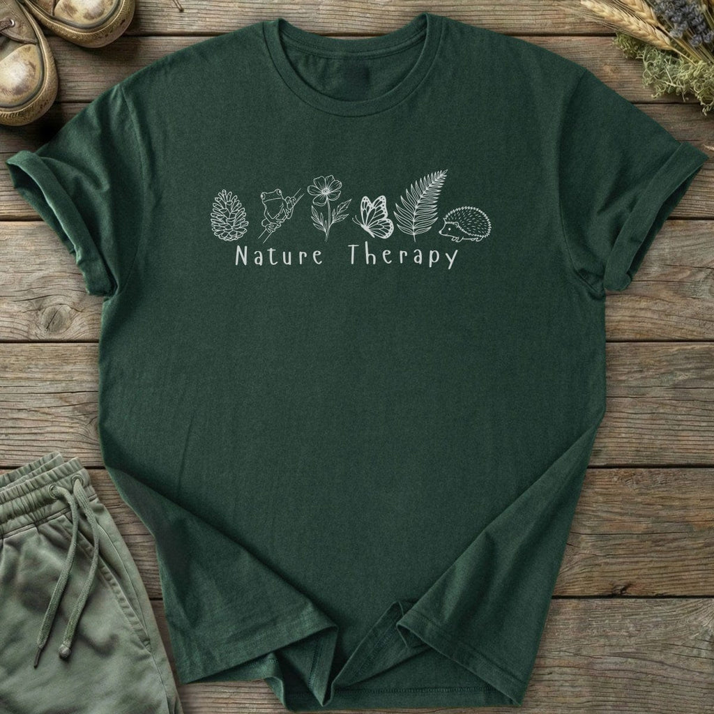 Printify T-Shirt Nature Therapy Doodles T-Shirt