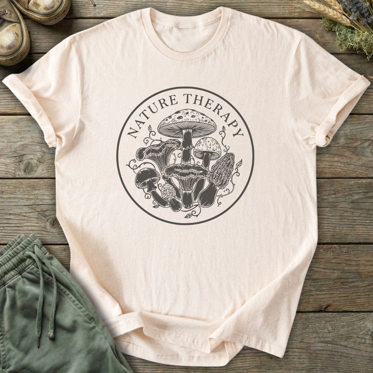 Printify T-Shirt Nature Therapy Mushroom T-Shirt