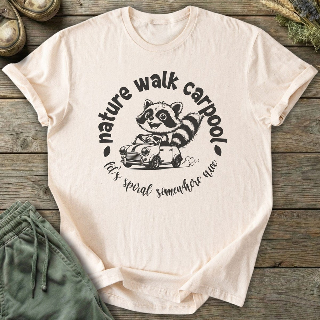 Printify T-Shirt Nature Walk Carpool T-Shirt