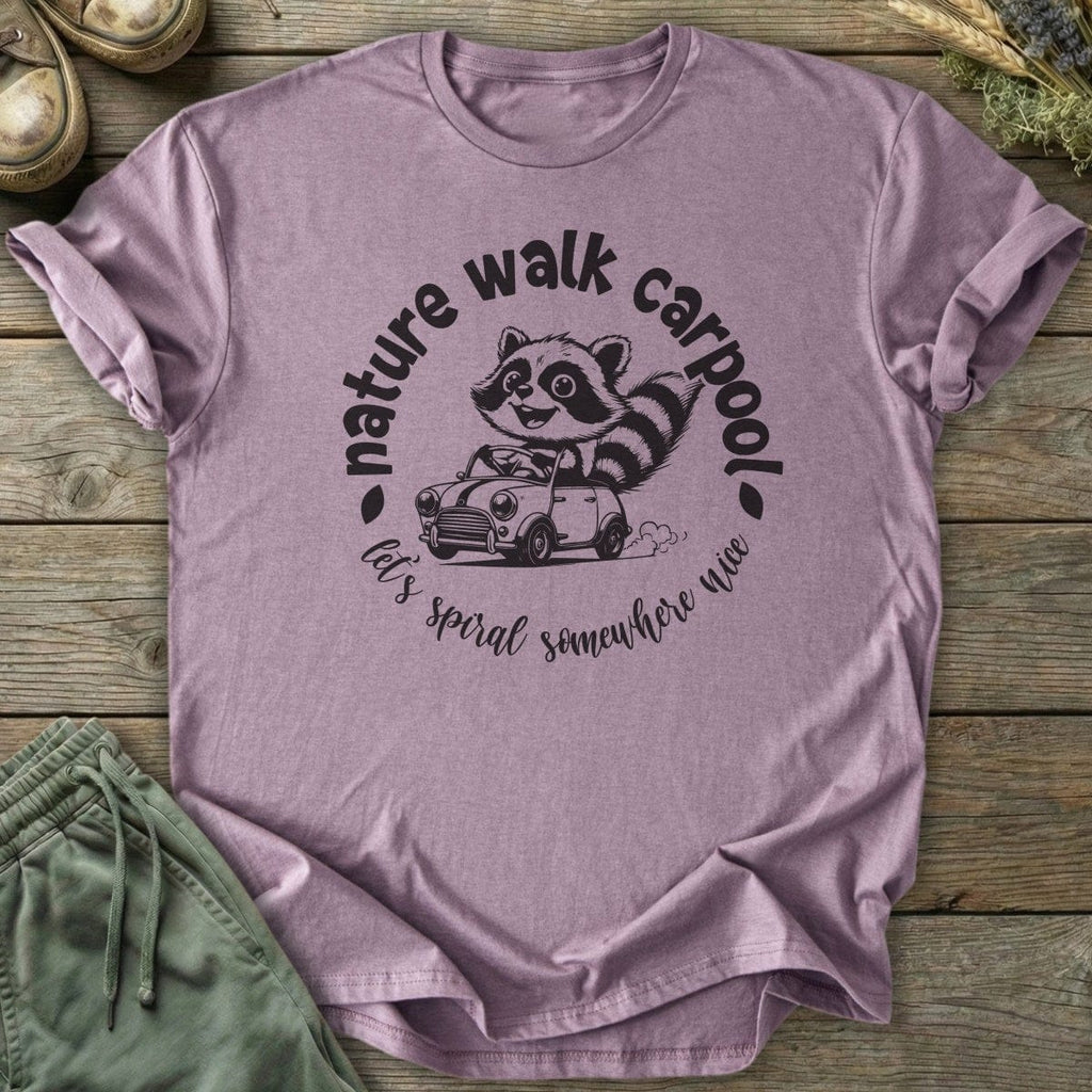 Printify T-Shirt Nature Walk Carpool T-Shirt