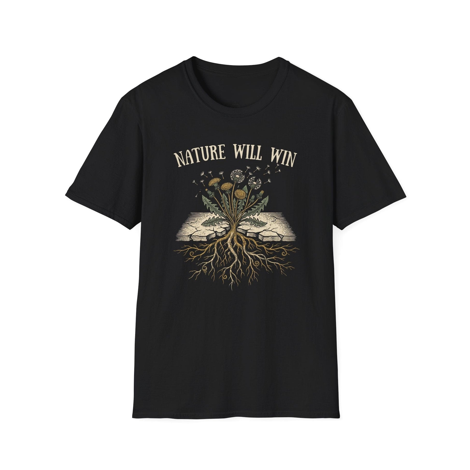 Printify T-Shirt Nature Will Win T-Shirt
