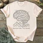 Printify T-Shirt Navigating The Noise T-Shirt