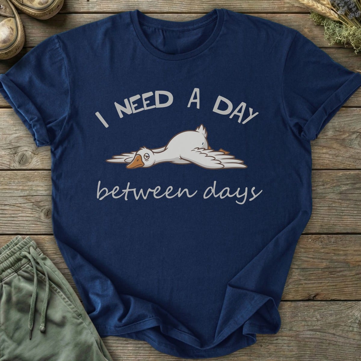 Printify T-Shirt Need A Day Goose T-Shirt