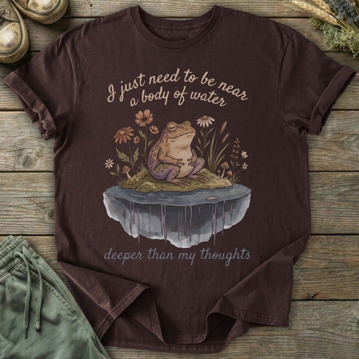 Printify T-Shirt Need Body Of Water T-Shirt