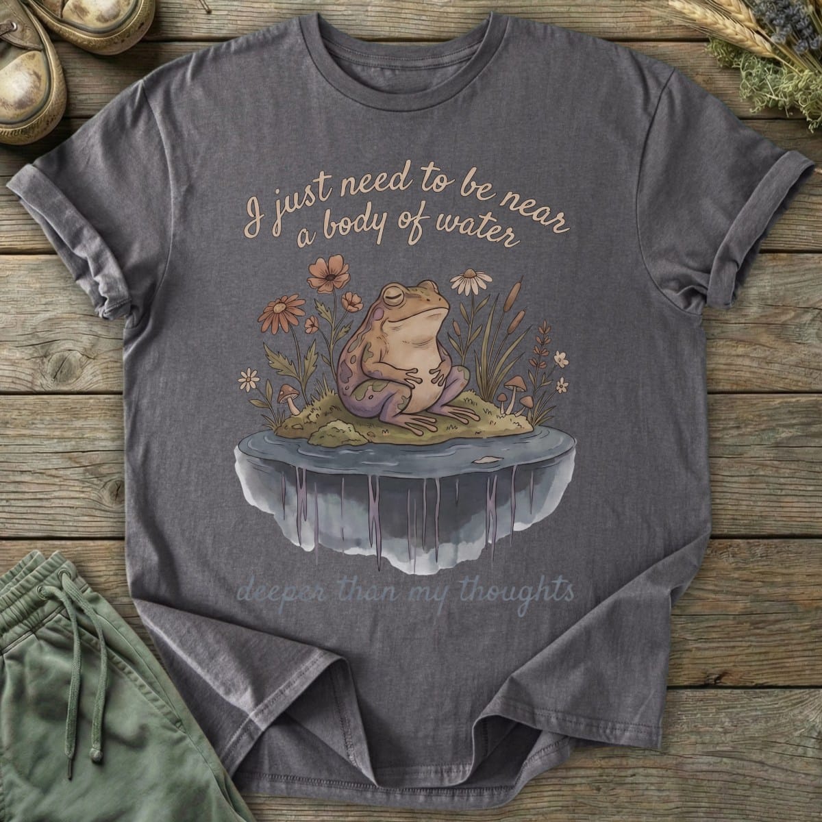 Printify T-Shirt Need Body Of Water T-Shirt