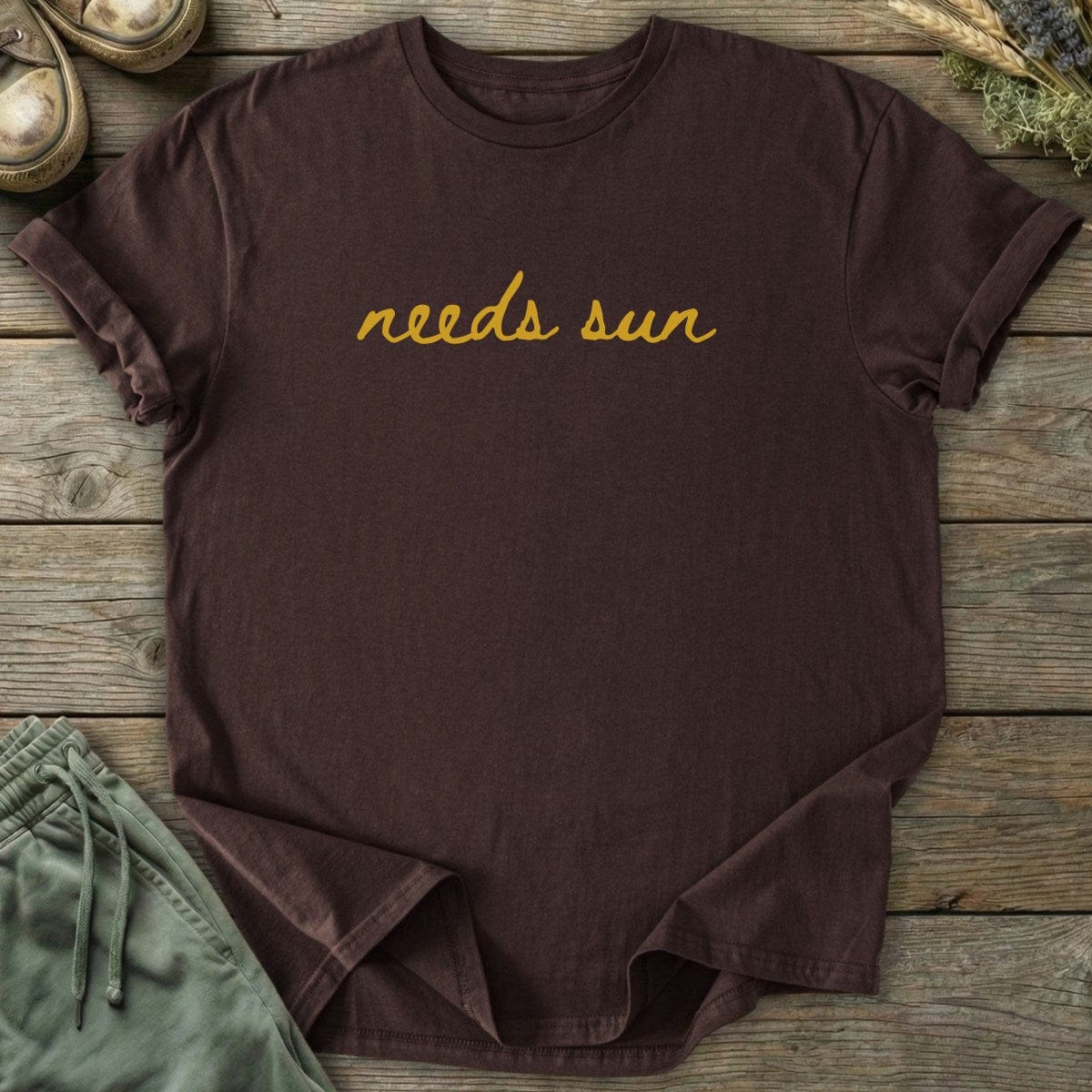 Printify T-Shirt Needs Sun T-Shirt