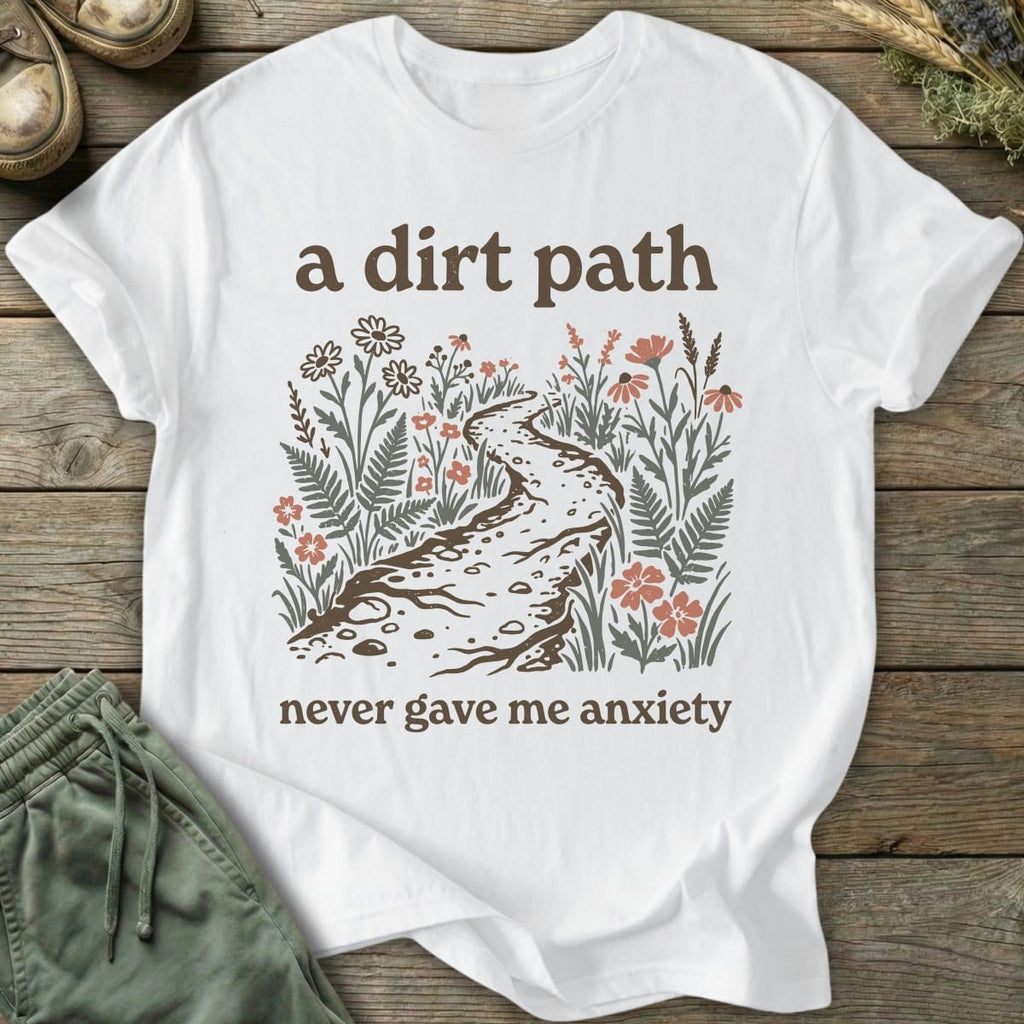 Printify T-Shirt Never Gave Anxiety T-Shirt