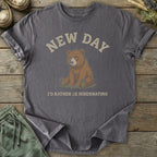 Printify T-Shirt New Day Hibernating T-Shirt