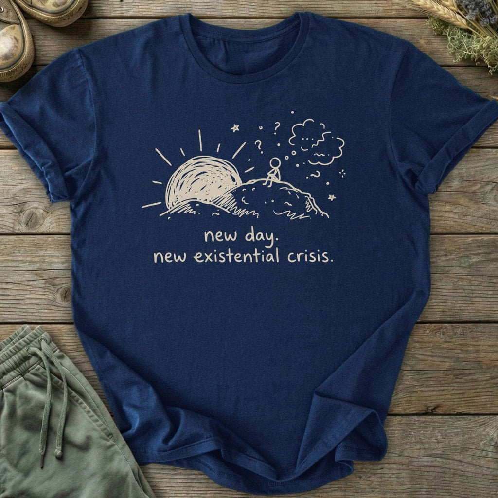 Printify T-Shirt New Day New Crisis T-Shirt
