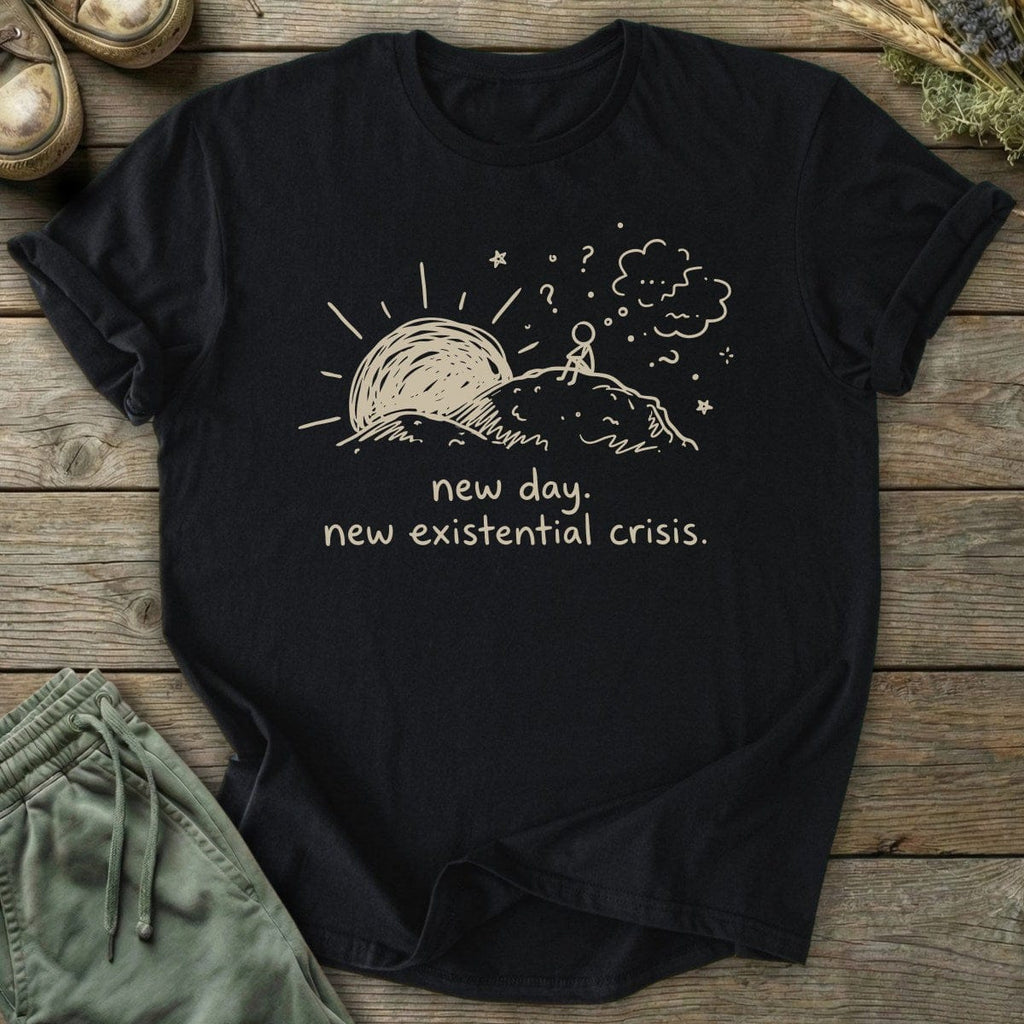 Printify T-Shirt New Day New Crisis T-Shirt